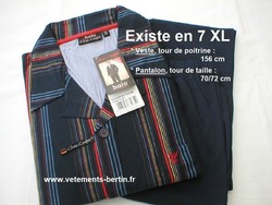 Pyjama Homme Grande Taille - PR�T � PORTER Fran�oise BERTIN
