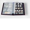classeur Leuchtturm format A4 fond noir bandes rhodo�d,  - Fournitures Leuchtturm Timbre - LE PHILATORIUM'