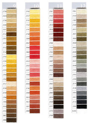 Fil coton retors, Nuancier 2. - Voir en grand