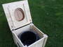 Toilettes � compost d'interieur en bois naturel