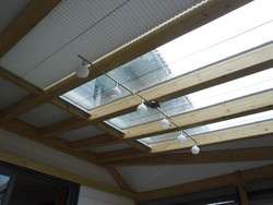 Stores pliss�s de toiture - Voir en grand