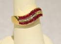 BAGUES OR, RUBIS ET DIAMANTS  - PIERRES DU MONDE / LOU'SKI'