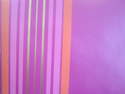 Papier peint Casamance ray� dor�e/fushia/rouge