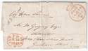 Londres port pay� 14 ju 1845 destinataire Wax Chandlers hall - lettres - LE PHILATORIUM'