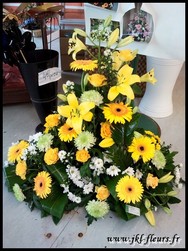 Compositions fun�raires (2) - LE RENDEZ VOUS DES FLEURS