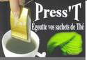 PressT pour �goutter vos sachets de th� ou tisane - PRESS'T - TENDANCE ET TRADITION