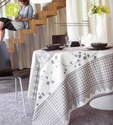 Nappe ronde en coton enduit Nydel ERABLE ronde 170 cm