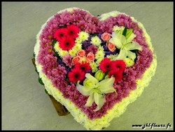 Compositions fun�raires (1) - LE RENDEZ VOUS DES FLEURS