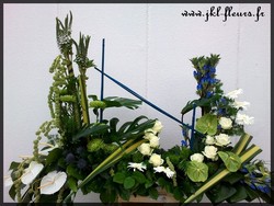 Devant de tombe - LE RENDEZ VOUS DES FLEURS