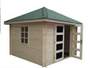 ABRI DE JARDIN 4 PENTES 3 X 3M